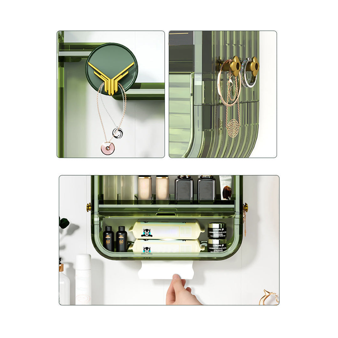 Multifunctional Cosmetic Storage Rack