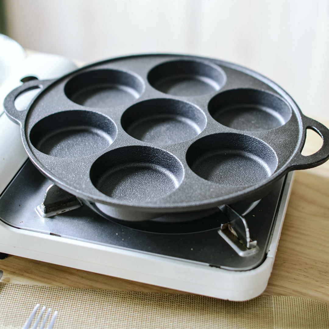 7 Holes Mold FryPan