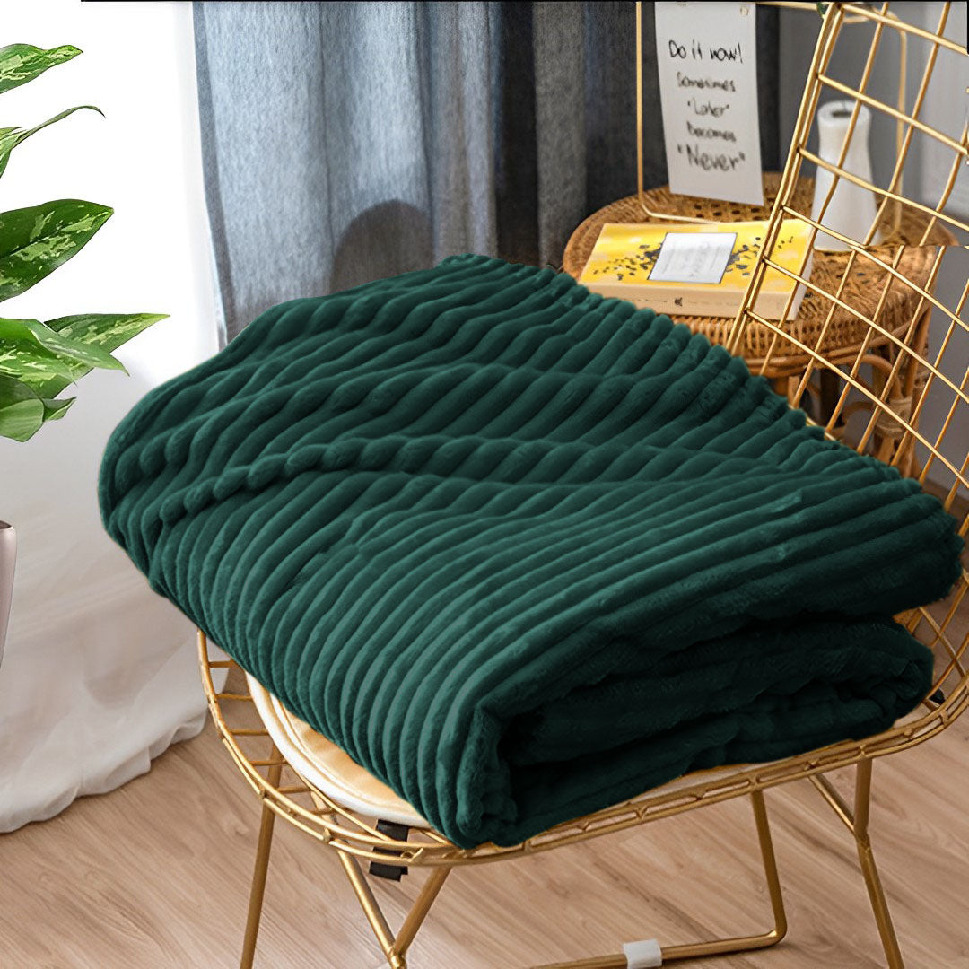 Striped Pattern Throw Blanket