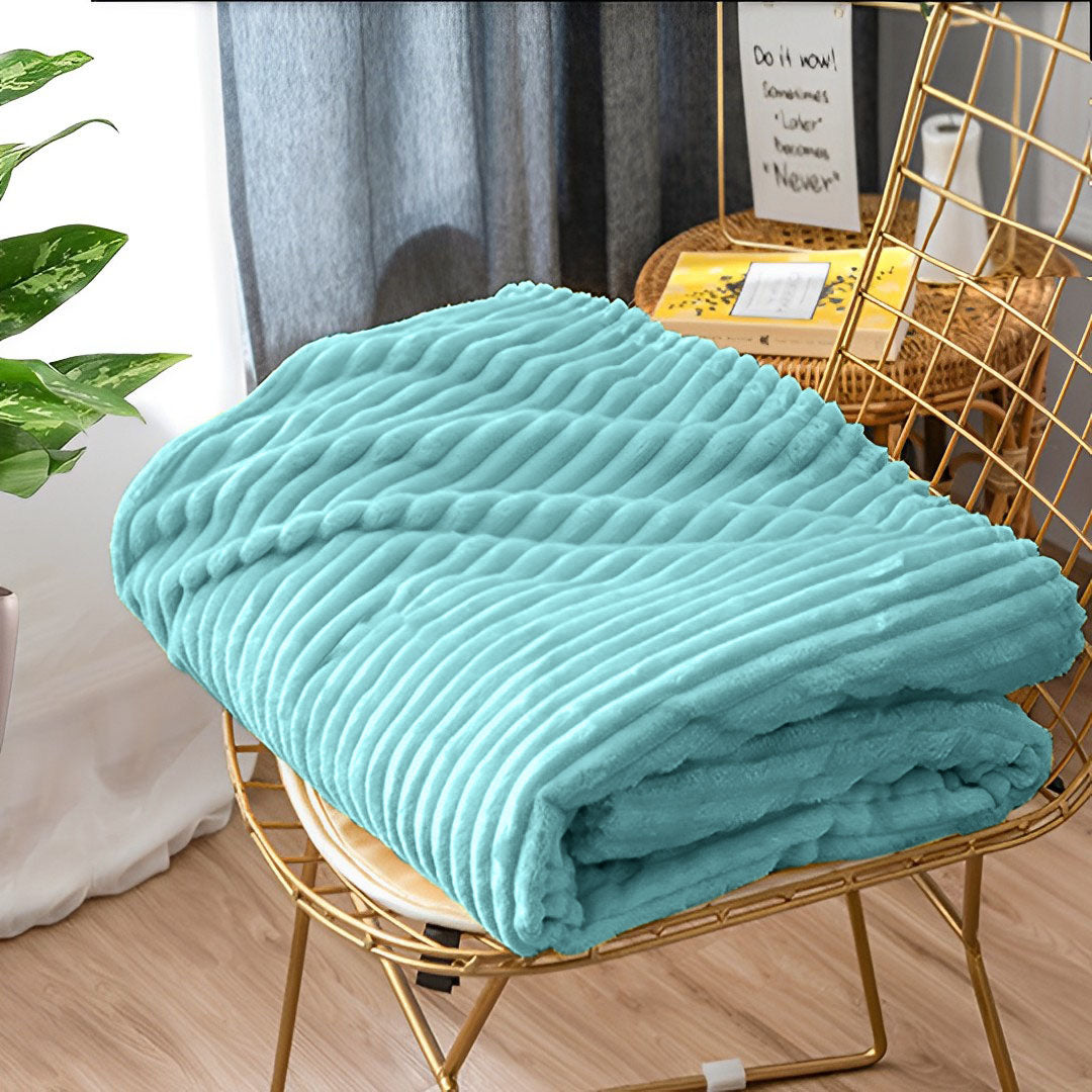 Striped Pattern Throw Blanket