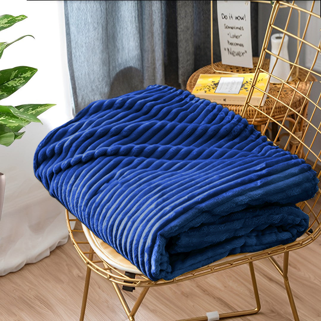 Striped Pattern Throw Blanket