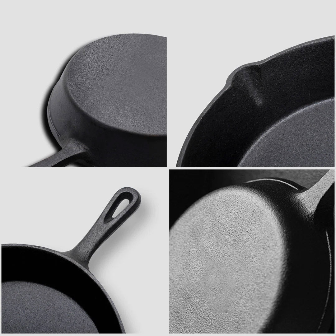 Round Cast Iron Sizzle Pan