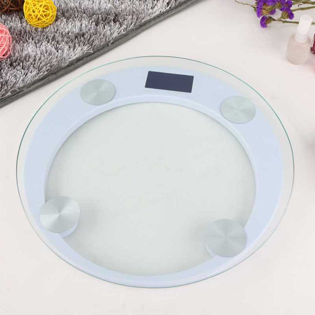 SOGA 180kg Digital Fitness Weight Bathroom Gym Body Glass LCD Electronic Scales White