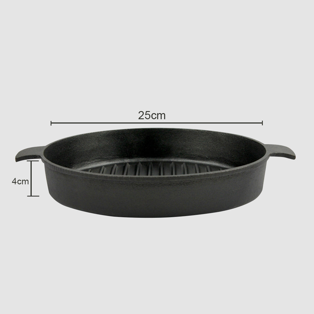 Sizzle Platter Frying Pan with Handle