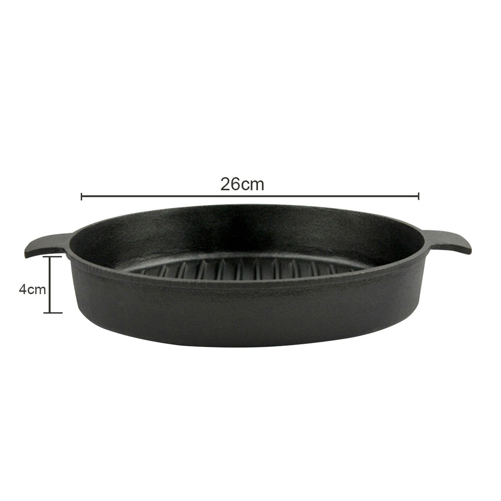 Sizzle Platter Frying Pan with Handle