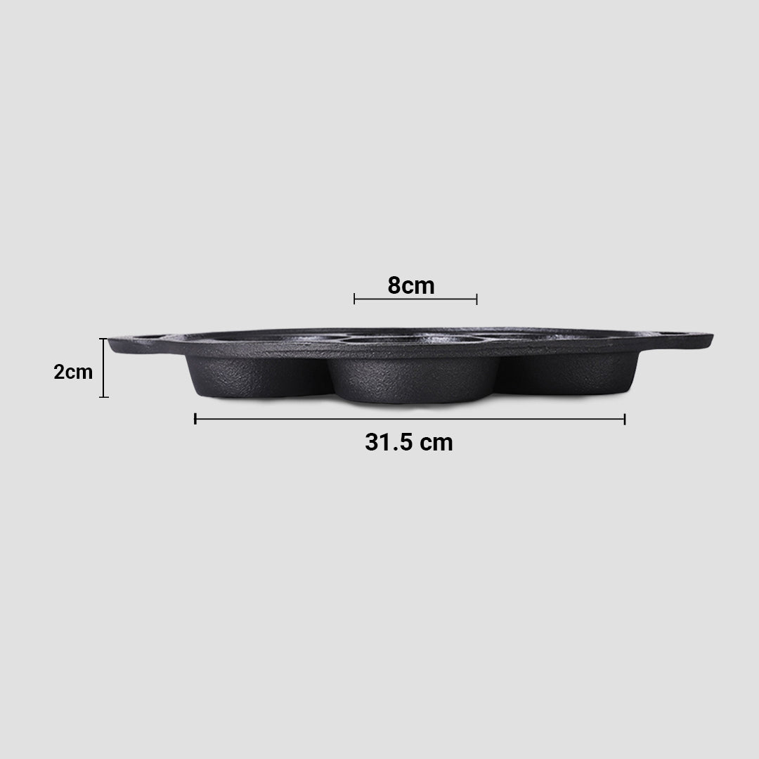 7 Holes Mold FryPan