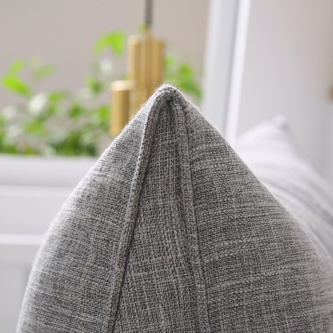 SOGA 4X 180cm Silver Triangular Wedge Bed Pillow Headboard Backrest Bedside Tatami Cushion Home Decor