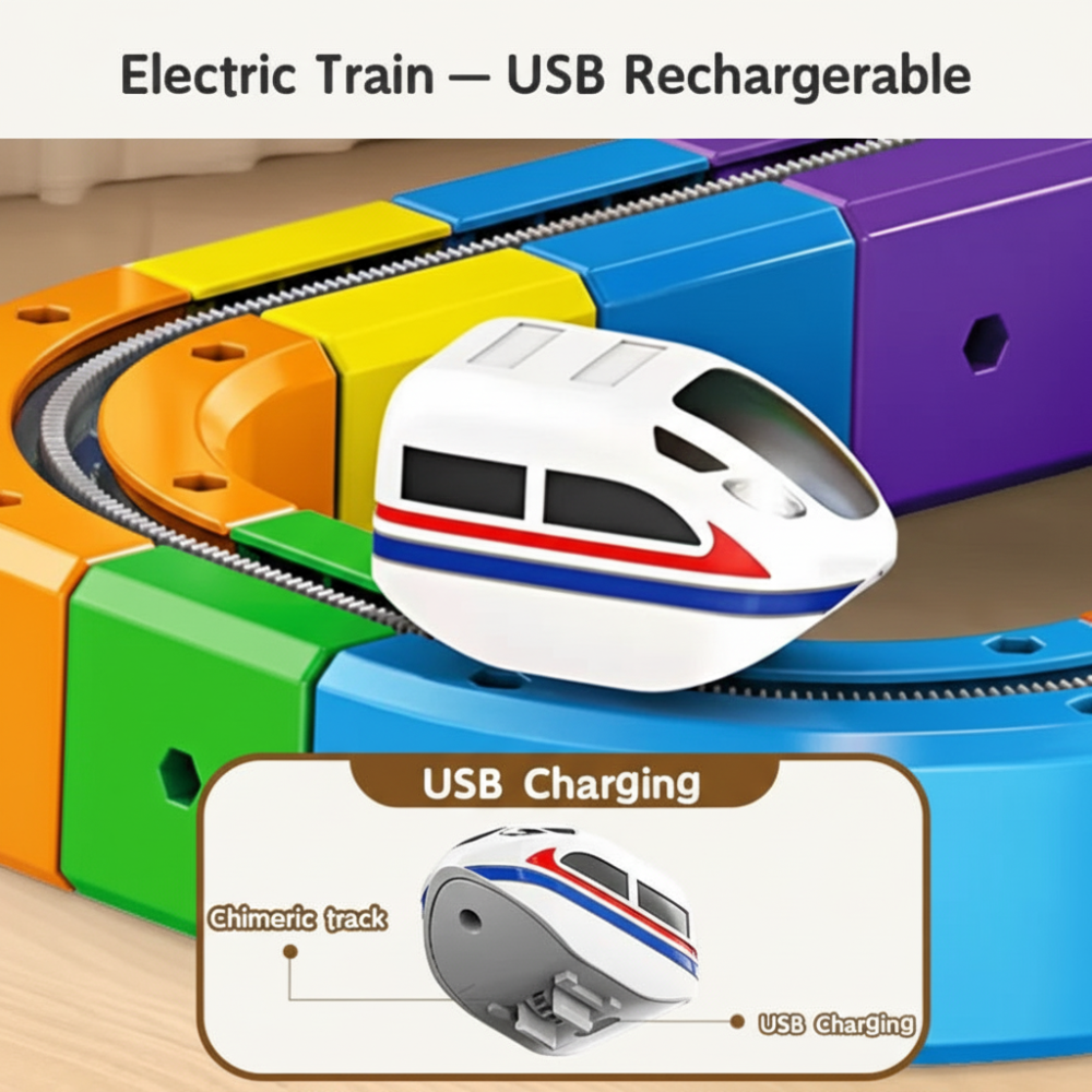 Magnetic Cube Track Set