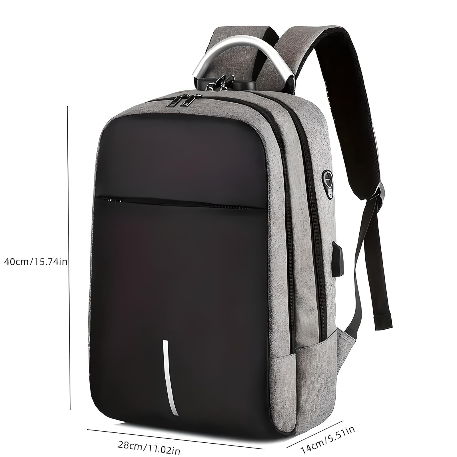 Sleek Anti-Theft Backpack