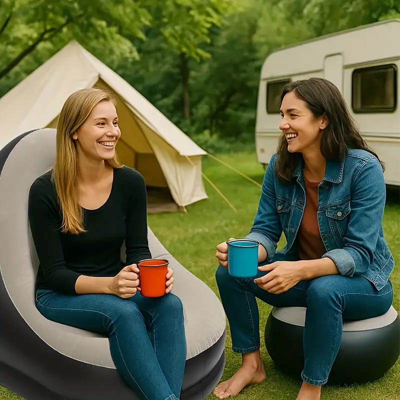 Inflatable Sofa With Footrest