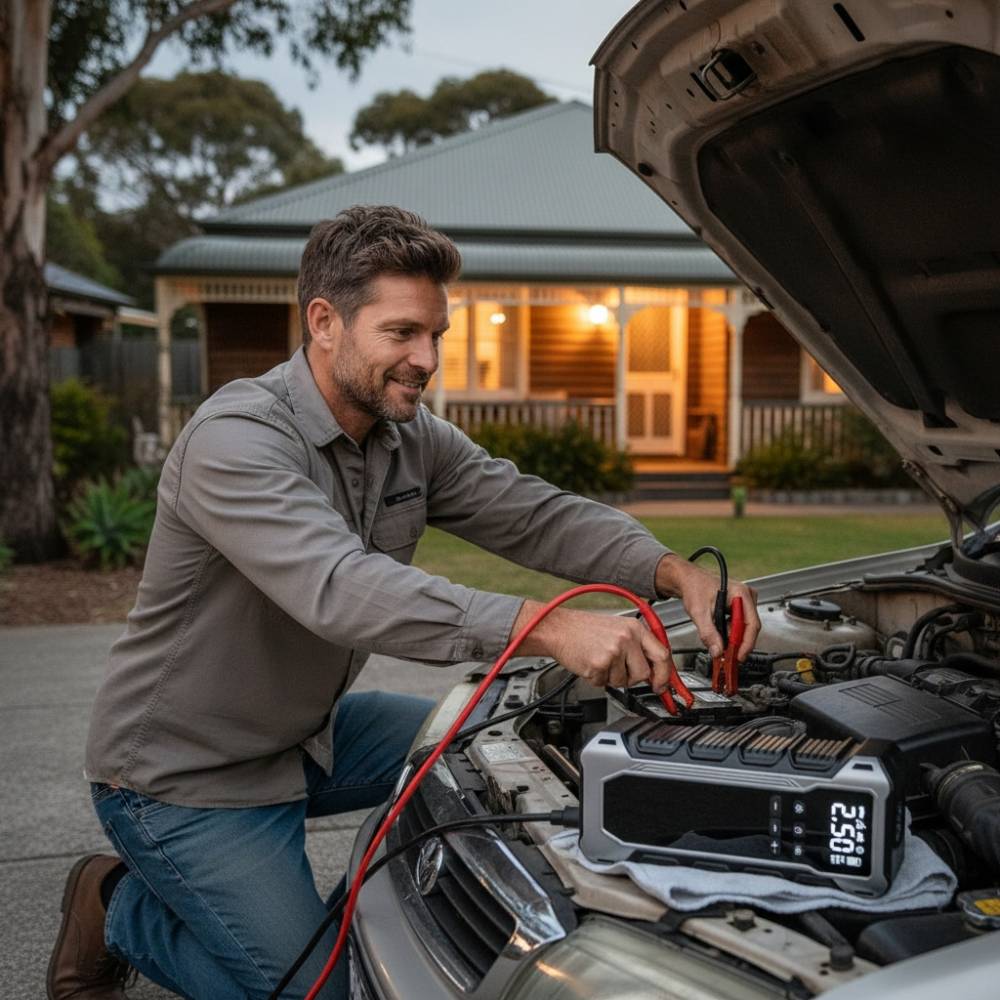 4-In-1 Jump-Starter & Tyre Inflator