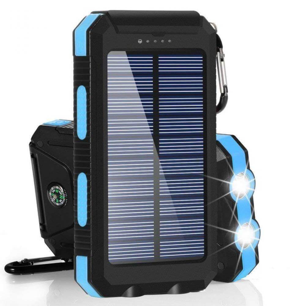 Portable Waterproof Solar Power Bank (10,000 mAh & 20,000 mAh) | Phone Charger