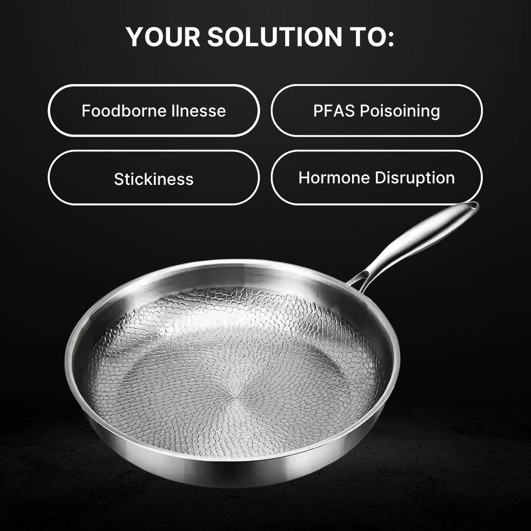 Titanium Hammered Pan