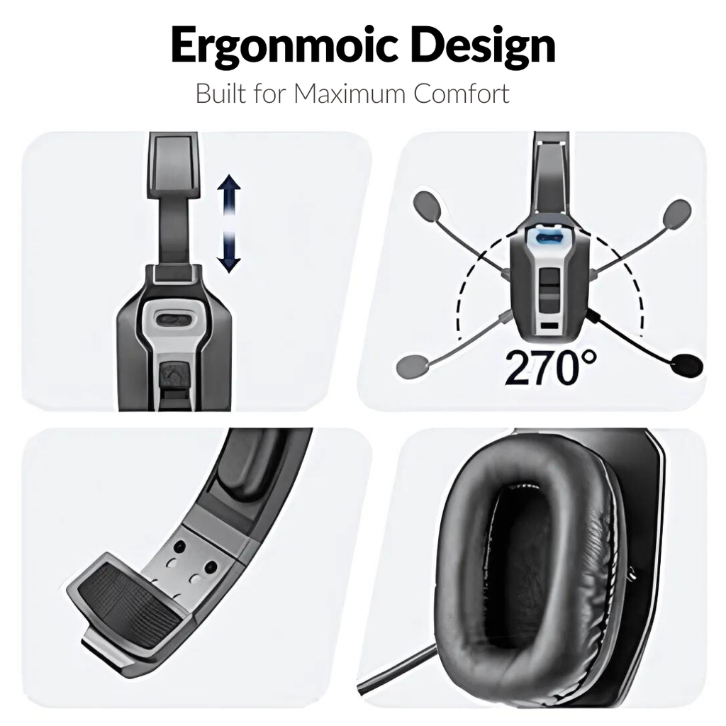 Noise Cancellation Bluetooth Headset