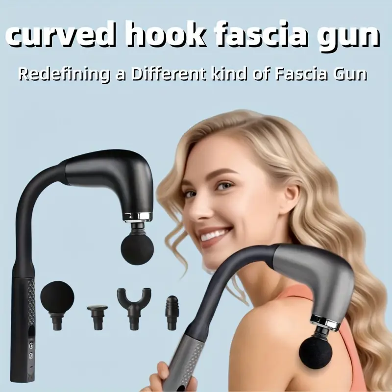 Curved Handle Massage Gun