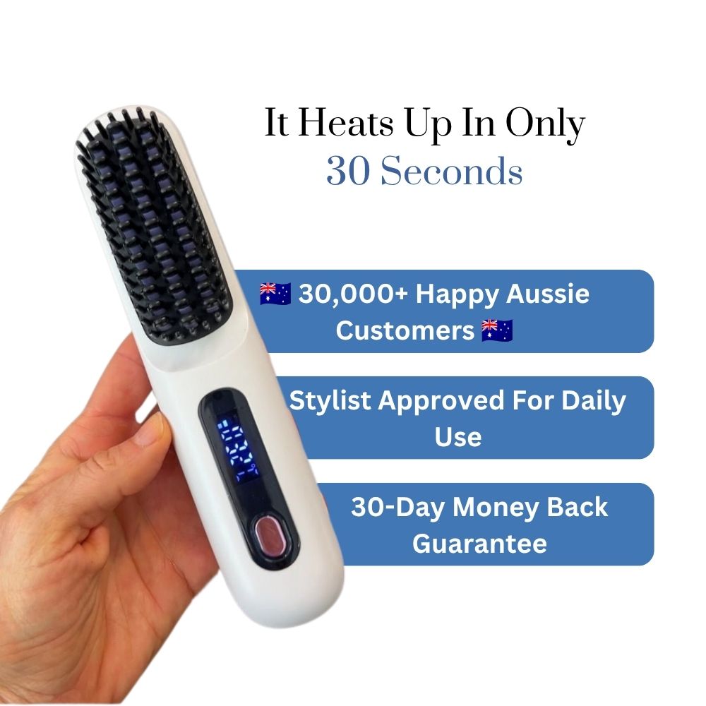 Cordless Straightening Hairbrush