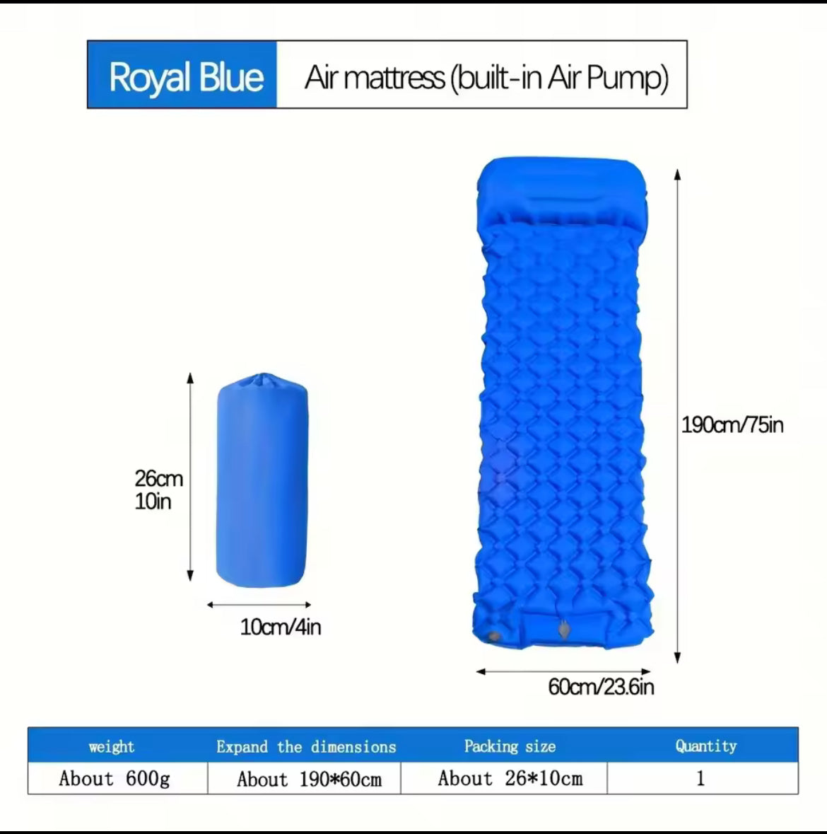 Inflatable Sleeping Pad