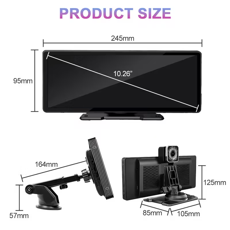 10" CarPlay With DashCam
