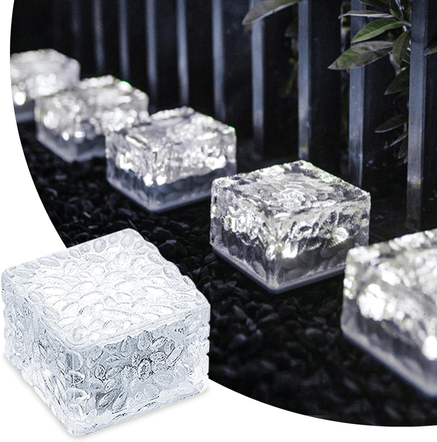 Solar LED Brick Light (4pk)
