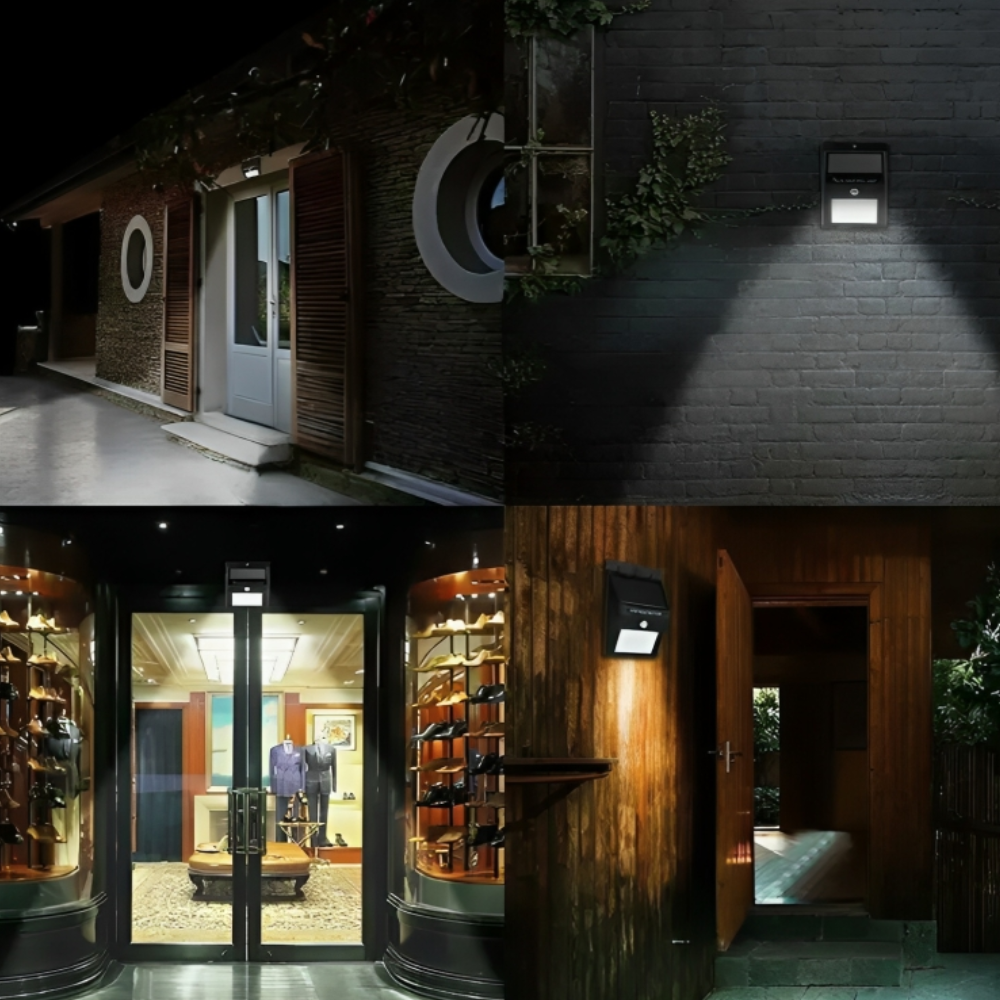 Solar Motion Sensor Lights (4-Pack)