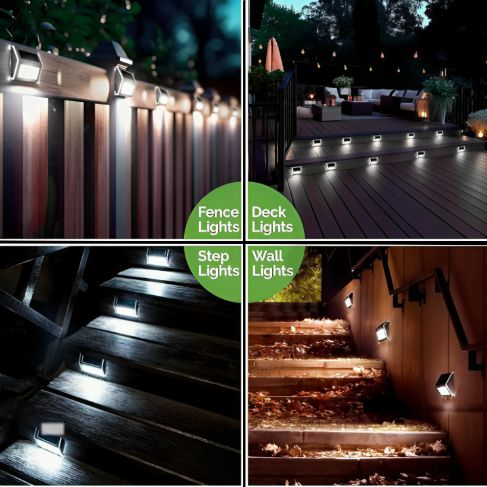 Solar Motion Sensor Lights (4-Pack)