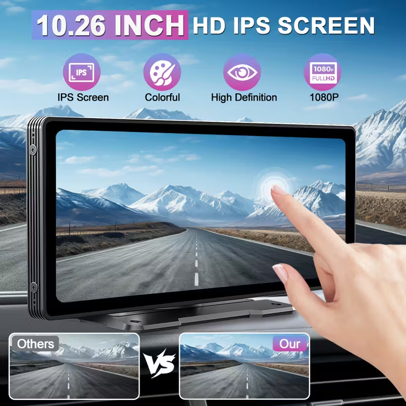10" CarPlay With DashCam