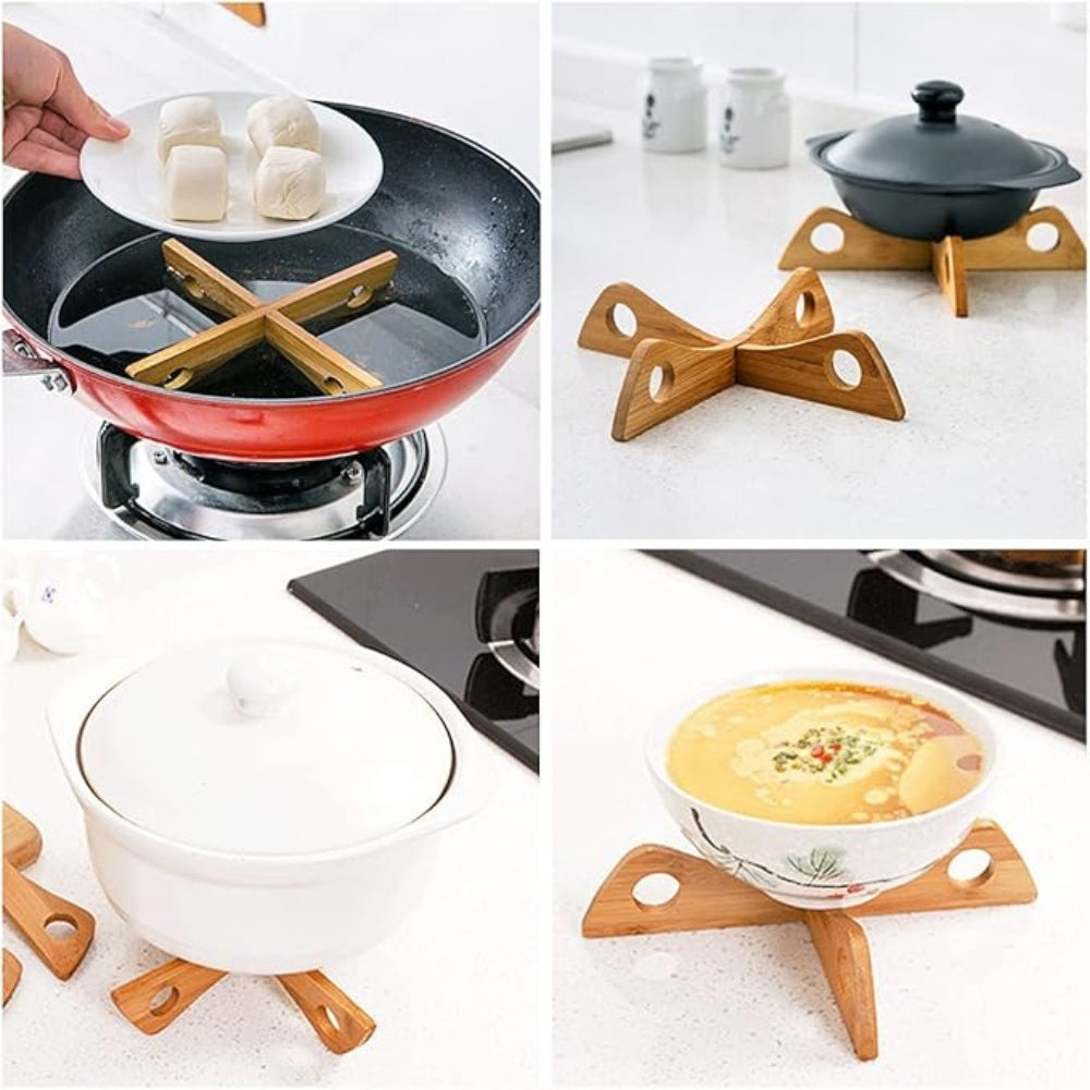 Bamboo Pot Stand