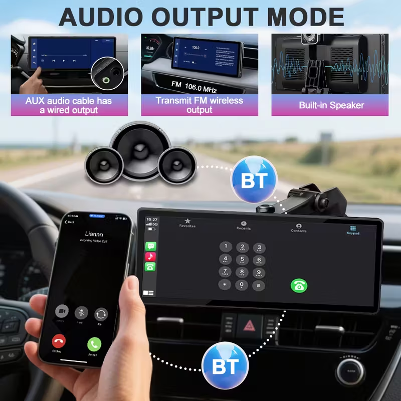 10" CarPlay With DashCam