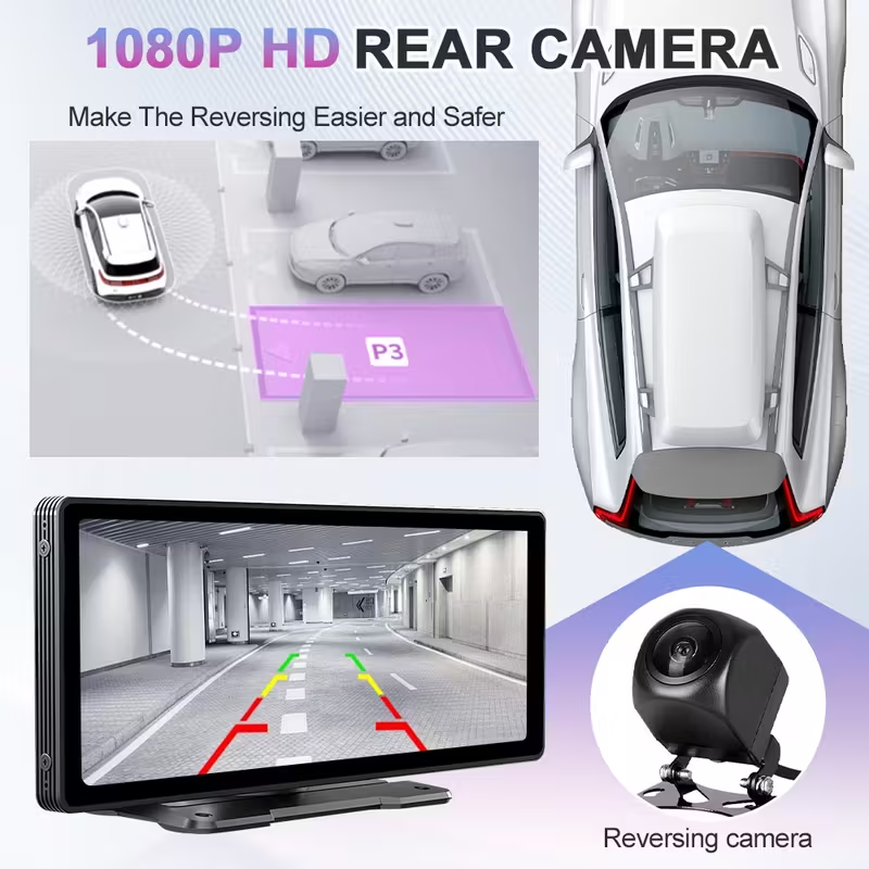 10" CarPlay With DashCam