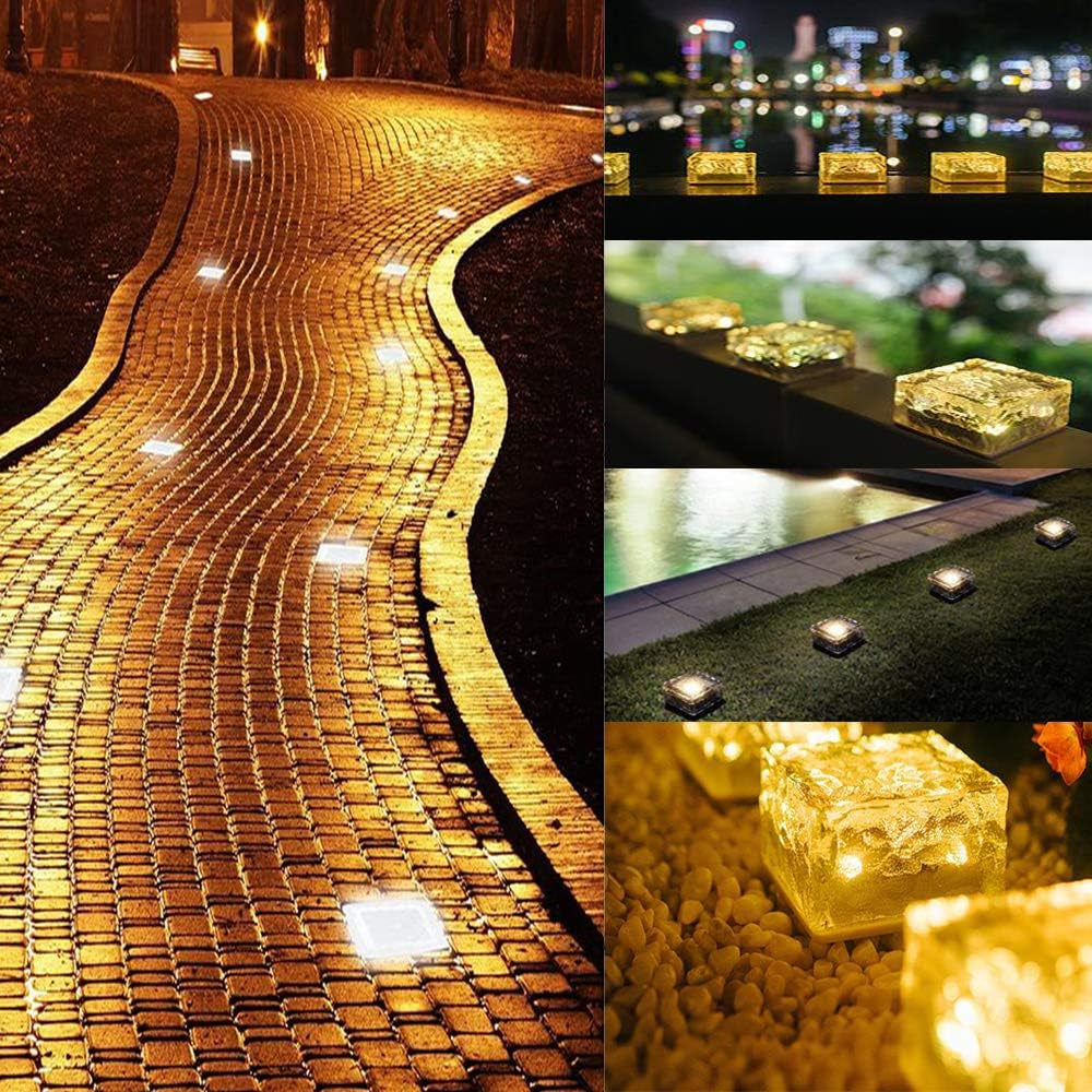 Solar LED Brick Light (4pk)