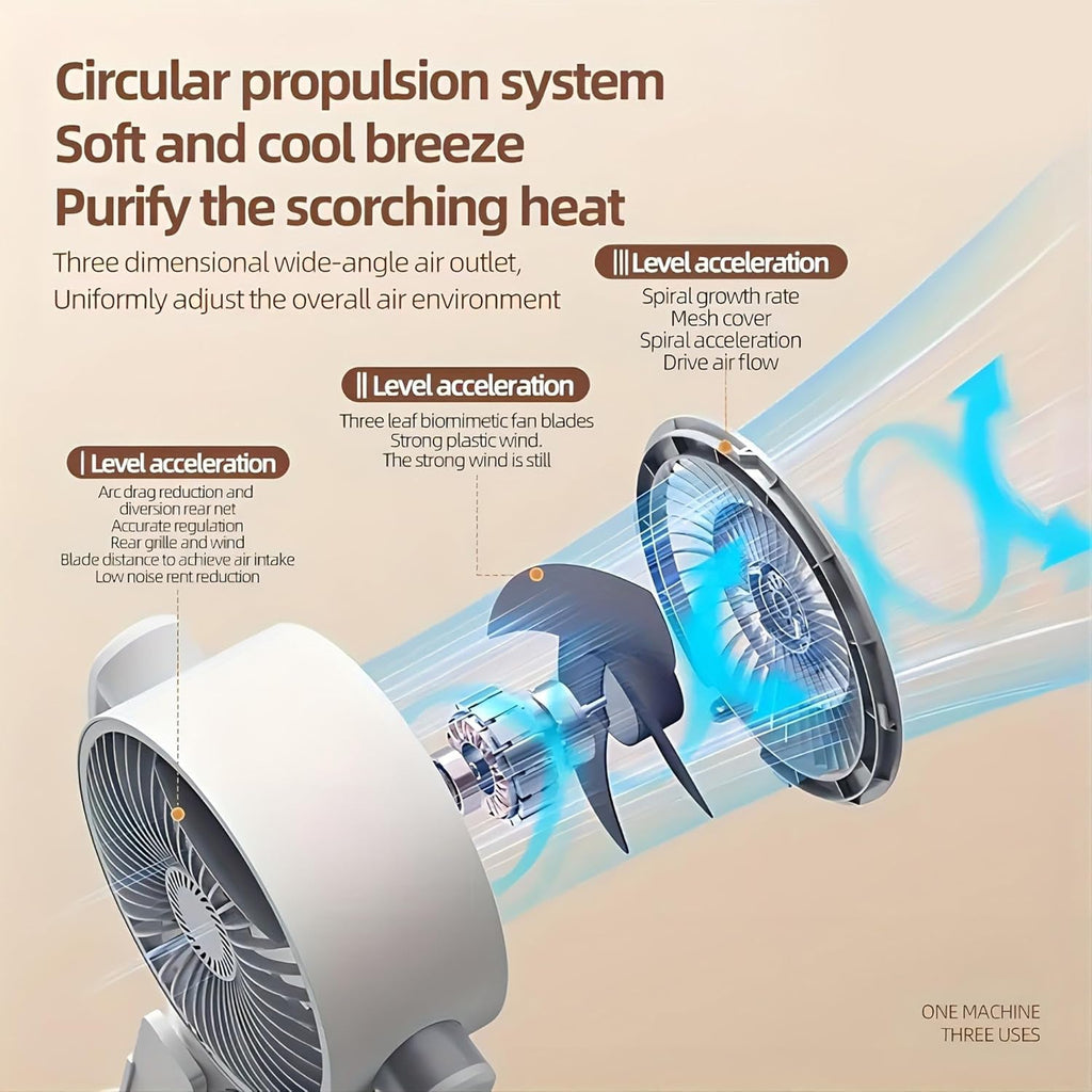 3-In-1 Portable Fan