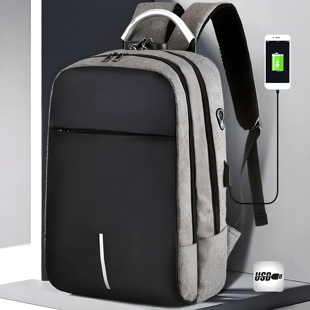 Sleek Anti-Theft Backpack