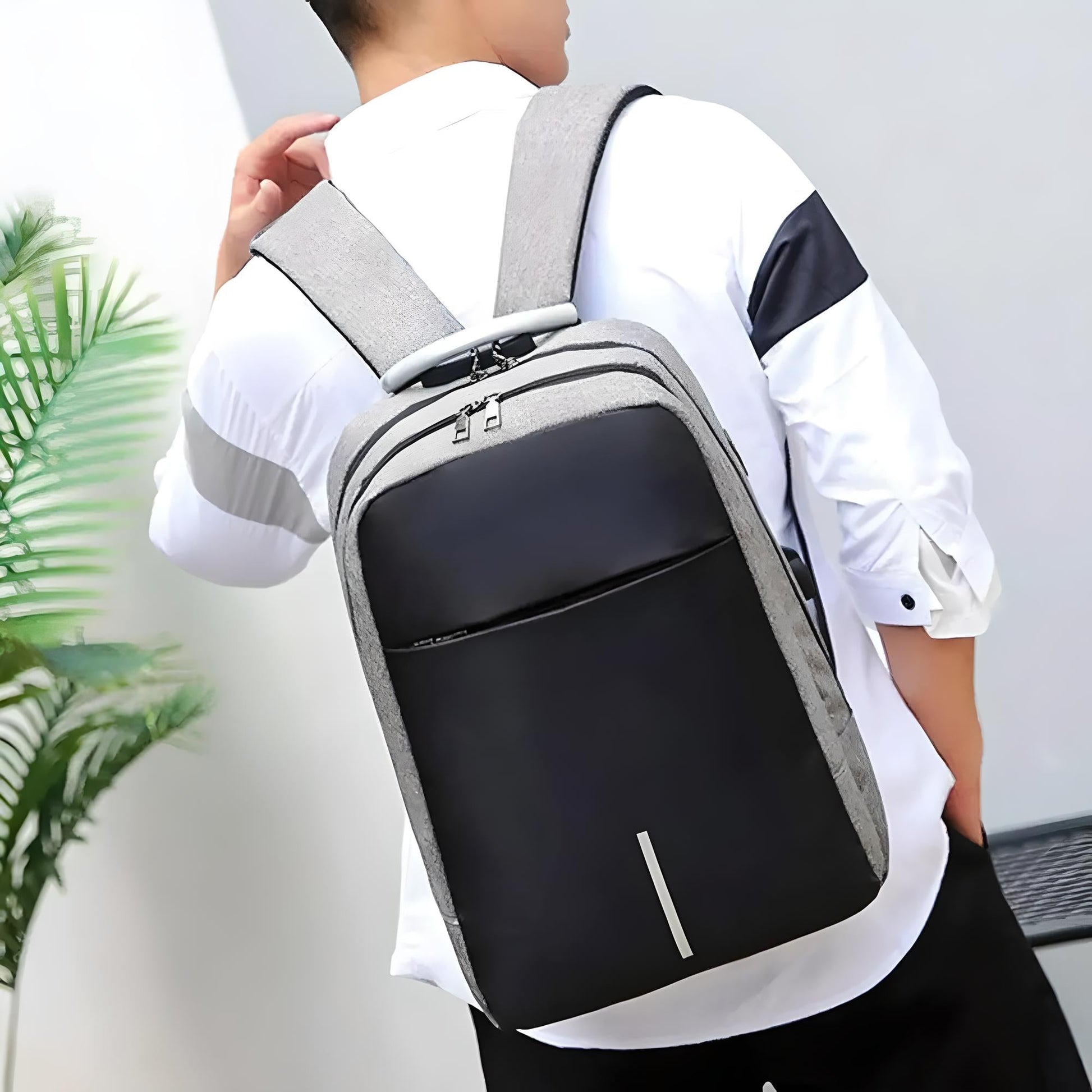 Sleek Anti-Theft Backpack