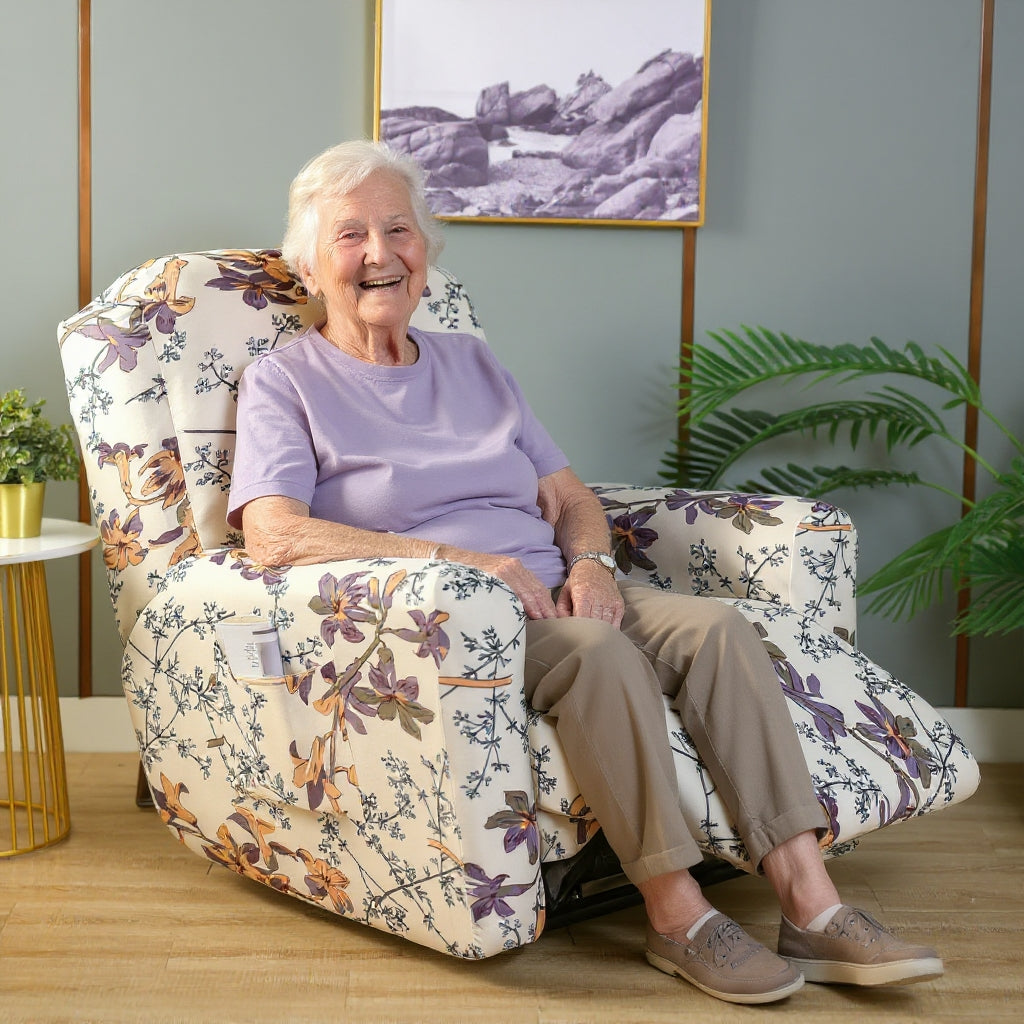 Amber Orchid Recliner Covers