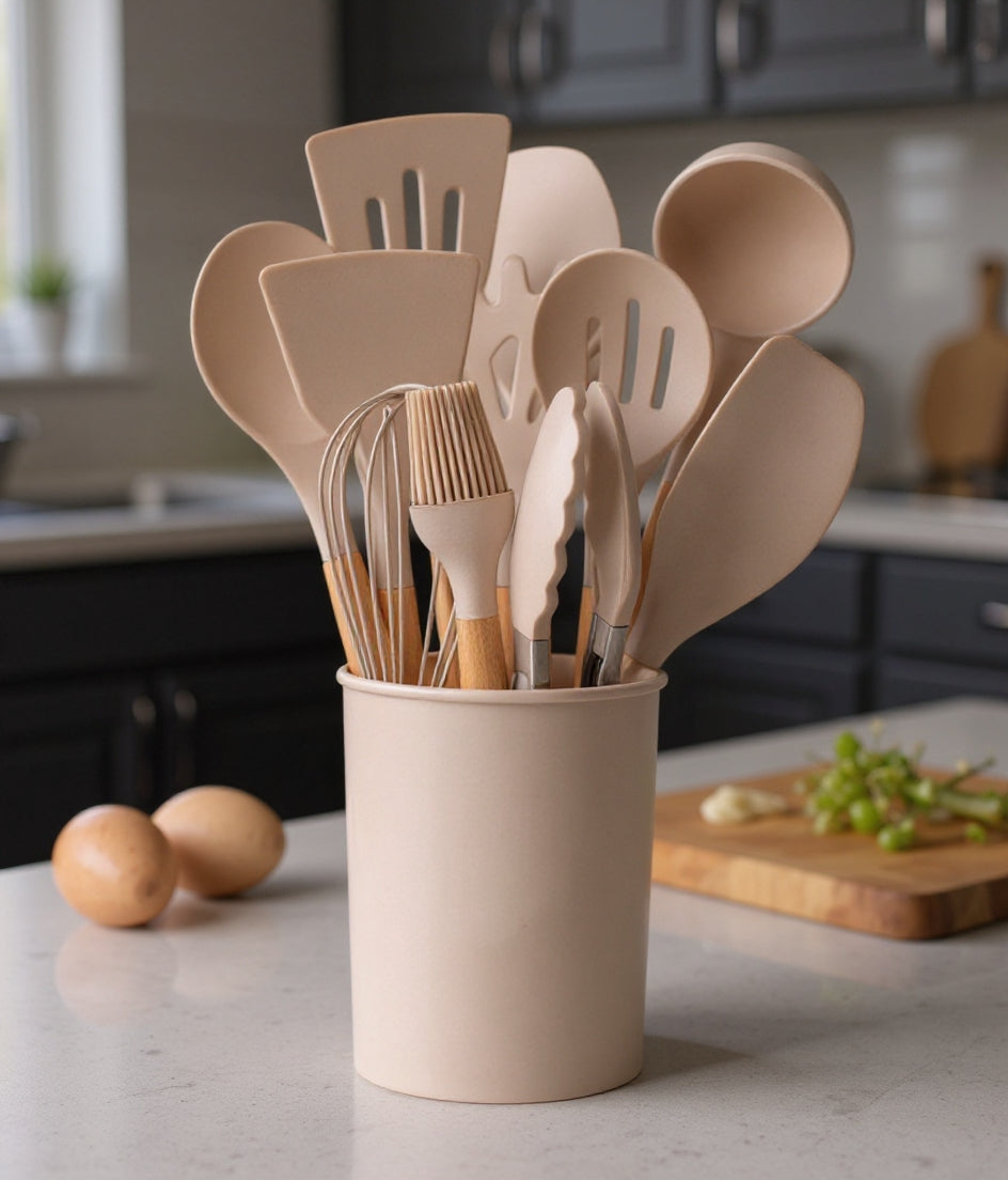 12pc Silicone Cooking Utensils Set