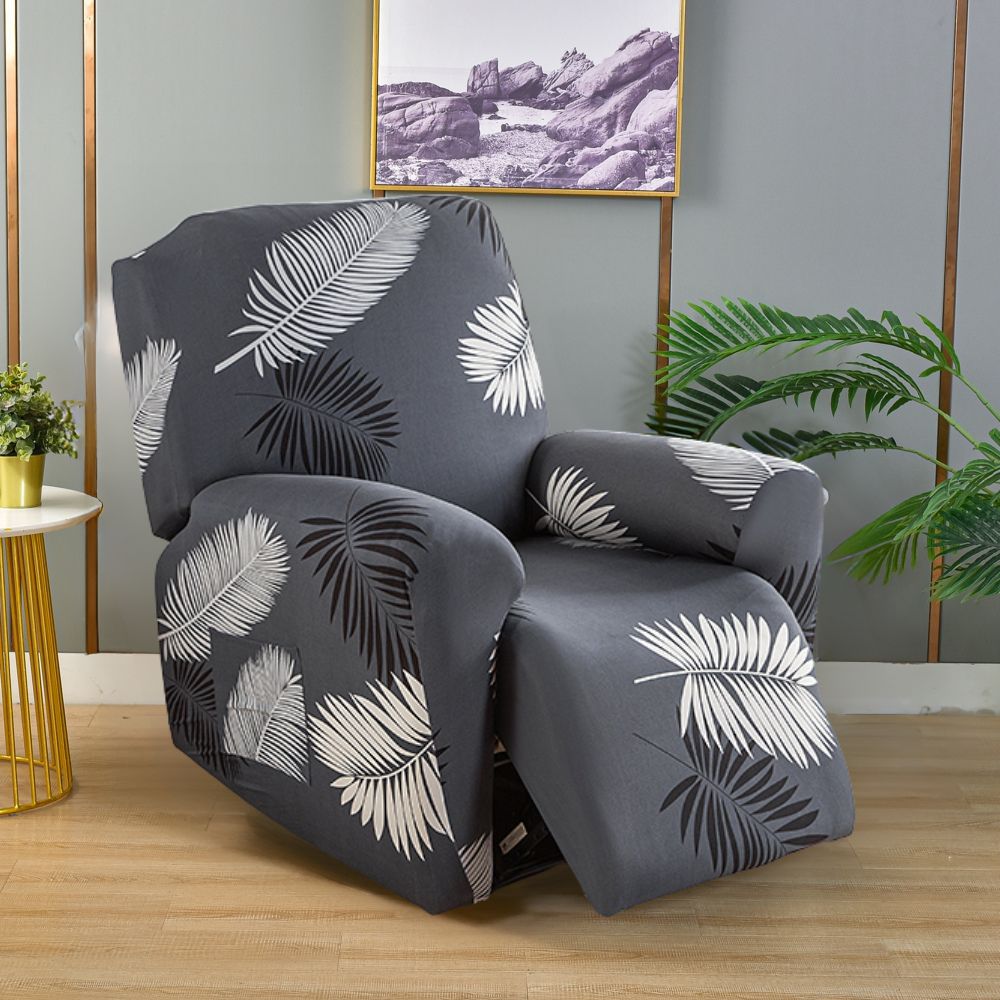 Black Feather Recliner Covers