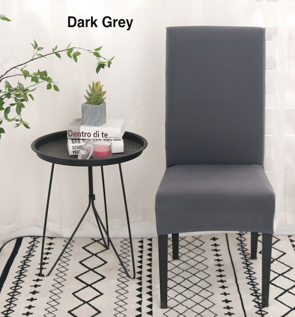 Dark Grey Chair Covers Simple Mart Australia