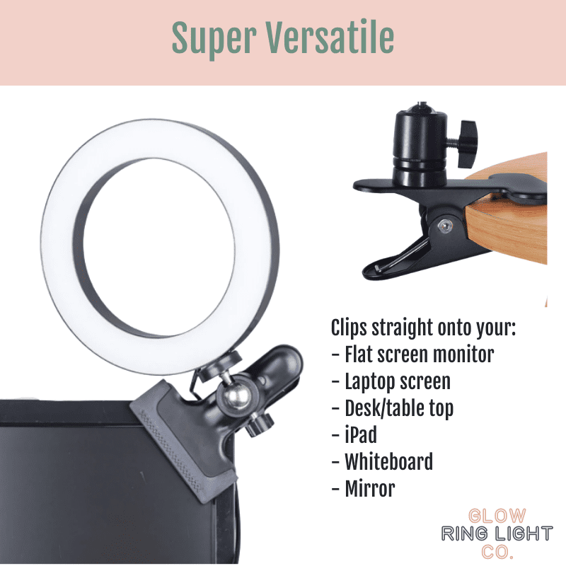 6" Clip-On LED Ring Light