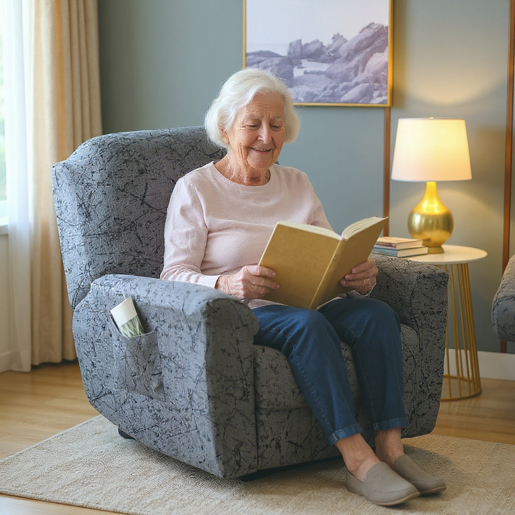 Grey Slate Recliner Covers