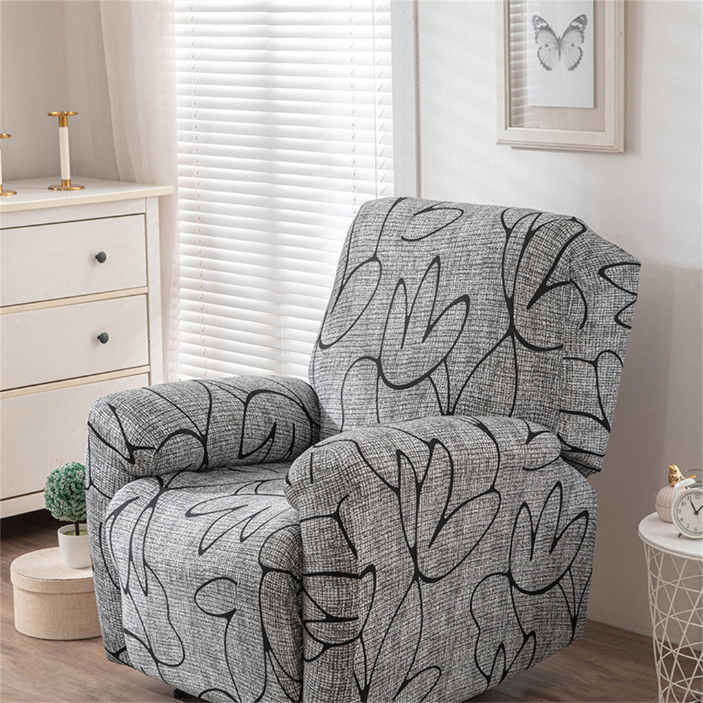 Streaky Grey Recliner Covers