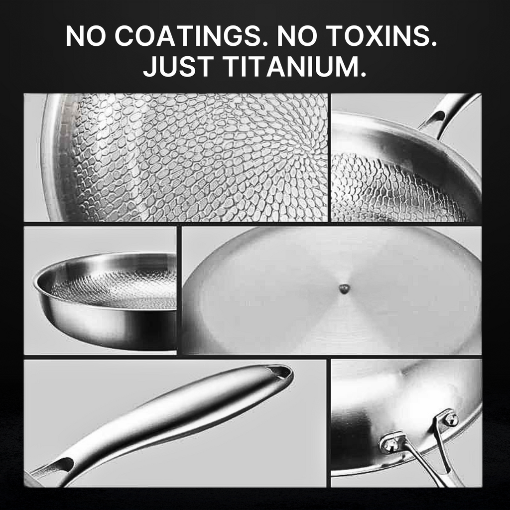 Titanium Hammered Pan