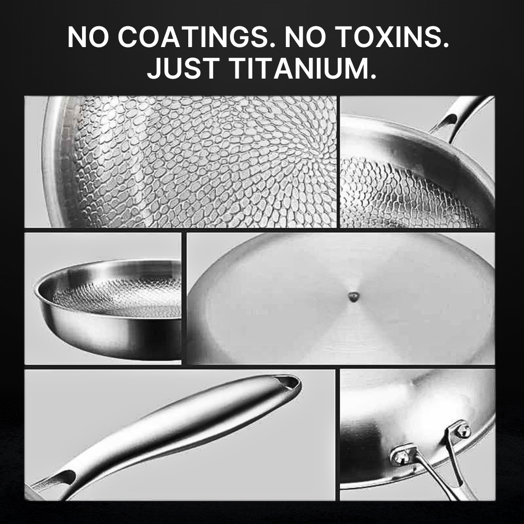 Titanium Hammered Pan