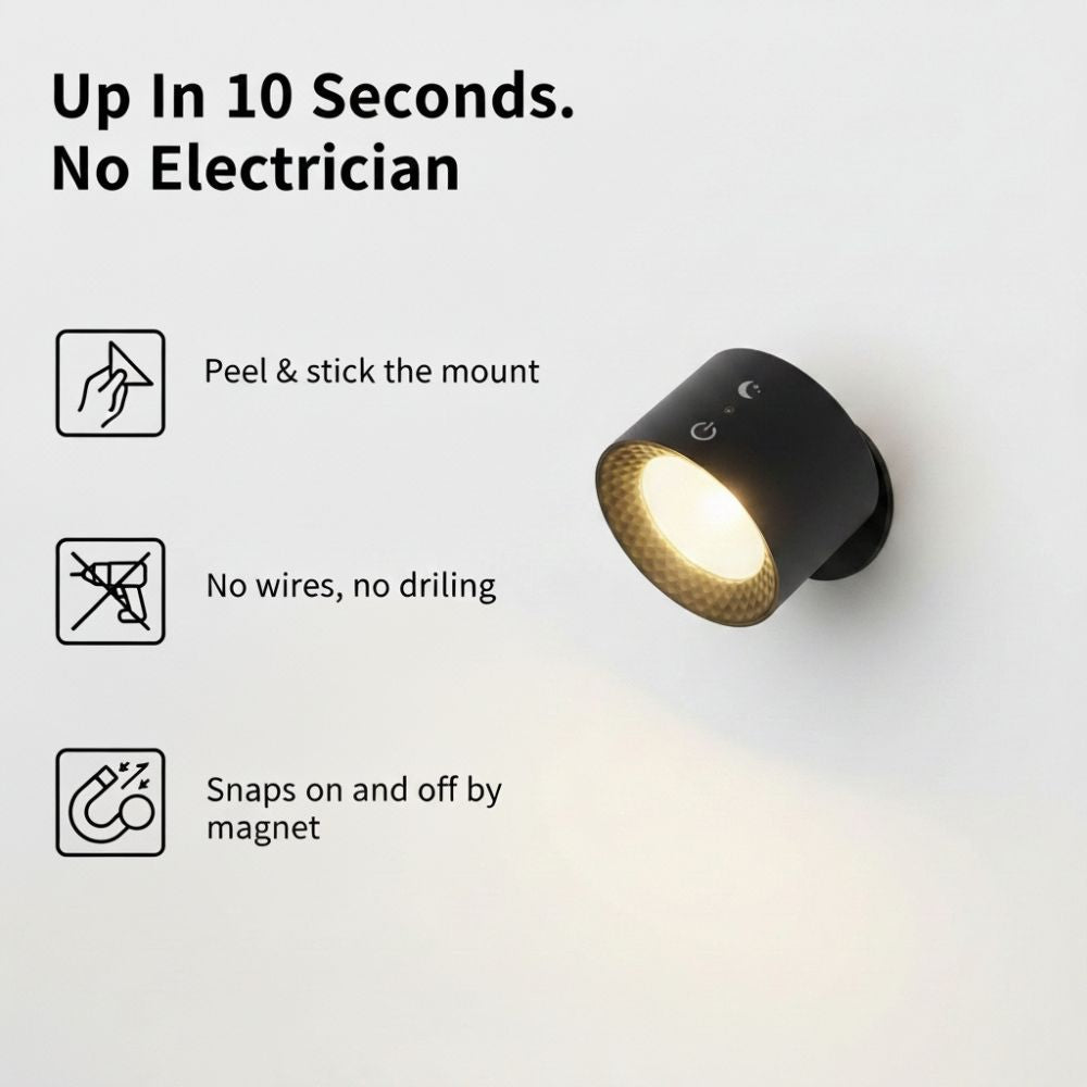 Halo Lux Rechargeable Wall Light