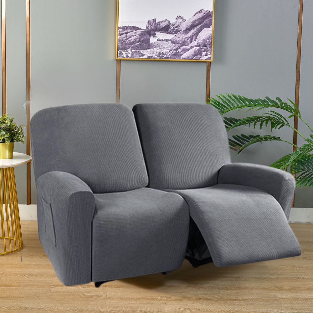 Multi-Seat Recliner Covers - Jacquard Grey