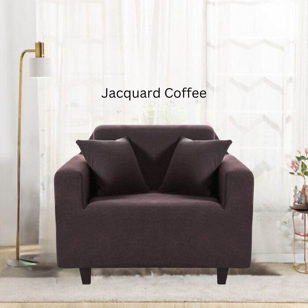 Jacquard Coffee Sofa Covers