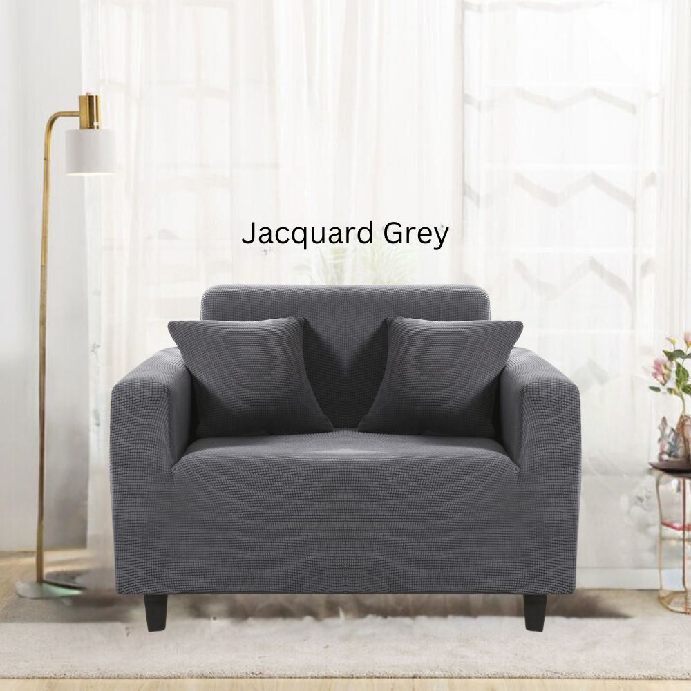 Jacquard Grey Sofa Covers