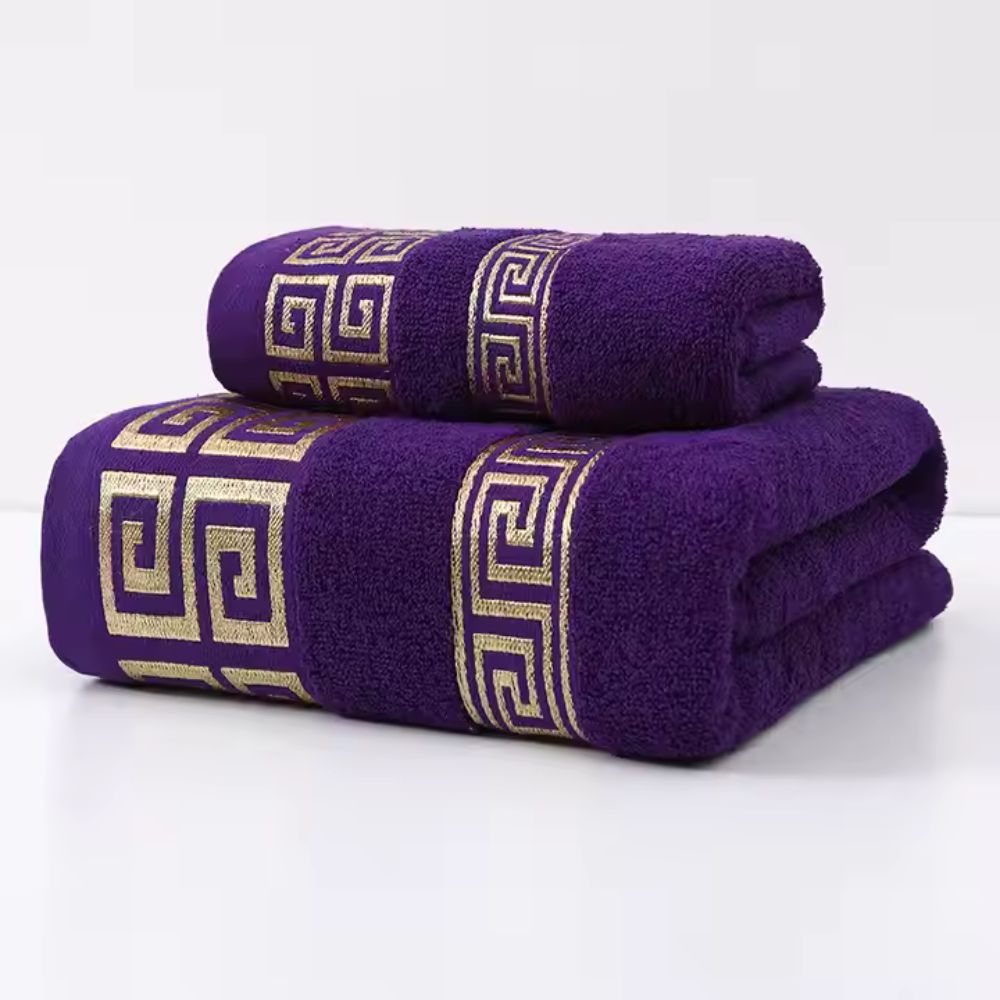 Geometric Pattern Towel 2 pcs