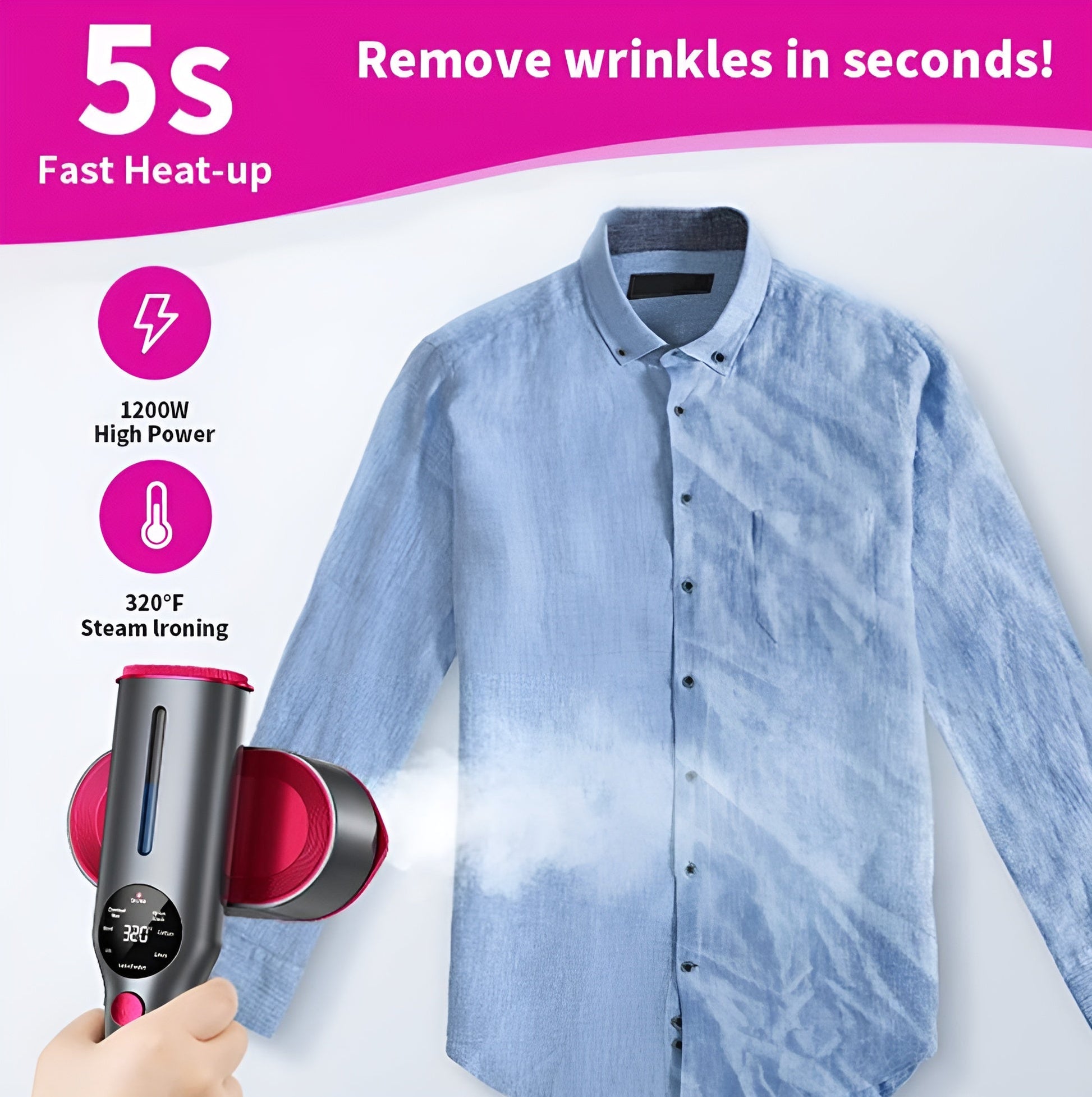 Portable Steamer Iron