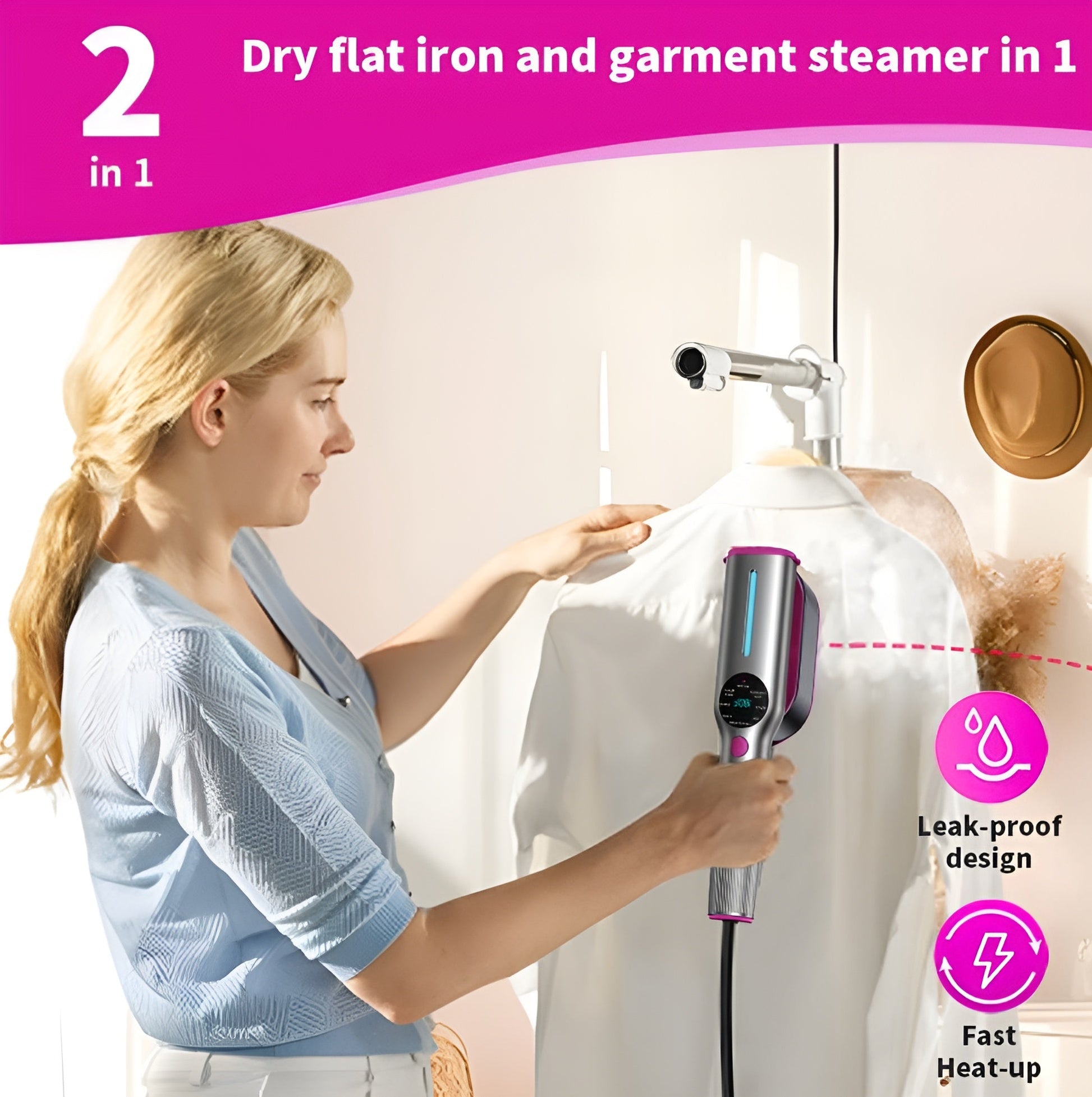 Portable Steamer Iron