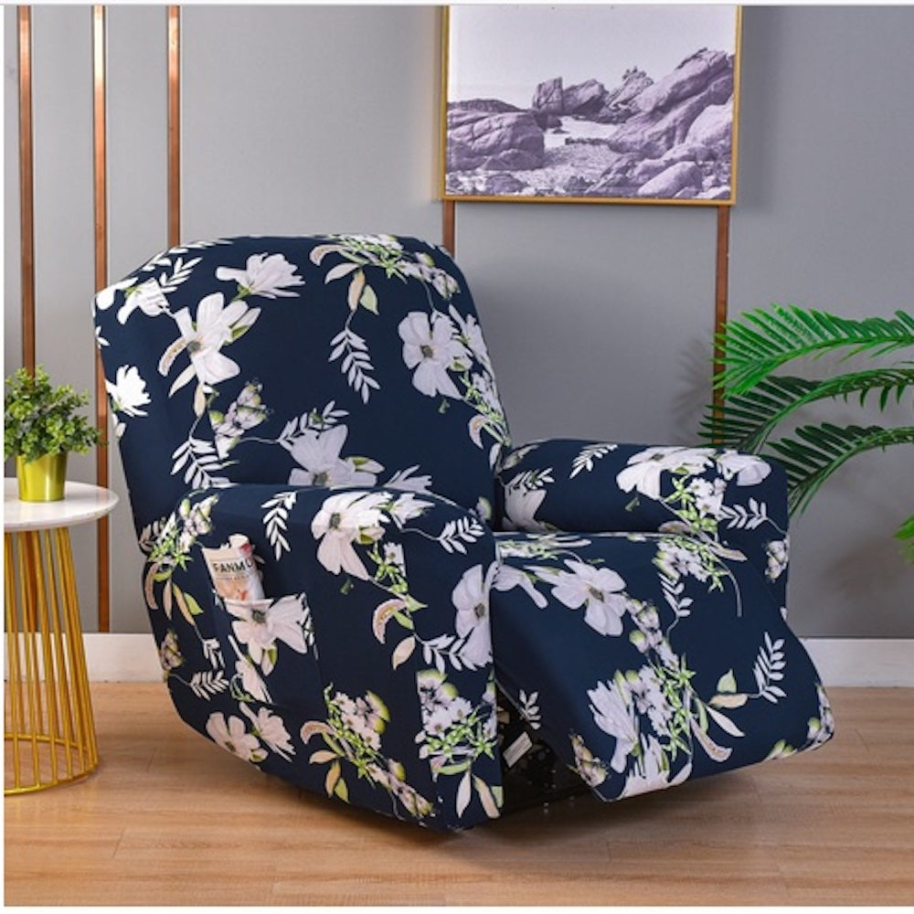 Blue Garden Recliner Covers